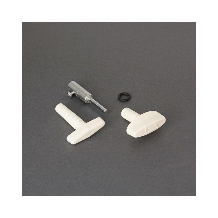 1 - Weißes Vent Extension KIT Fiamma Turbo Vent Camper Bullauge